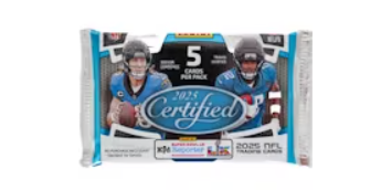 2025 Panini Certified Football Hobby Pack