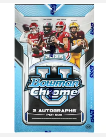 2025 Bowman University Chrome Football Hobby Box