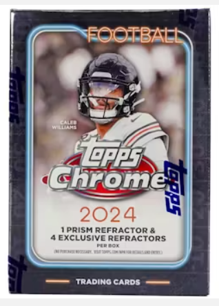 2024 Topps Chrome Football 7-Pack Blaster Box