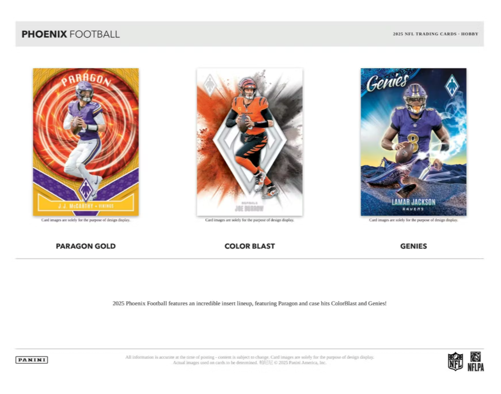 2025 Panini Phoenix Football Hobby Box